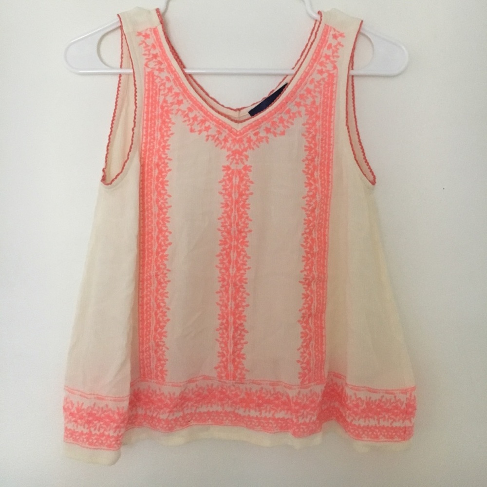 Pink lacy tank